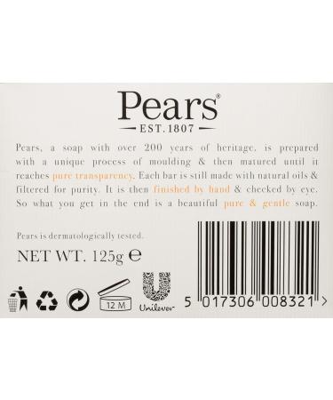 SOAP PEARS TRANSPARENT GENTLE CARE - 125 G - Buy Online on GoSupps.com