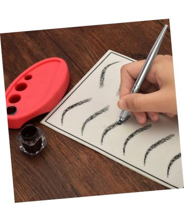Angoily 1pc Pointed Pen Embroidery Manual Multifunction Slender Thin Eyebrow Silver Single-end - Buy Online on GoSupps.com