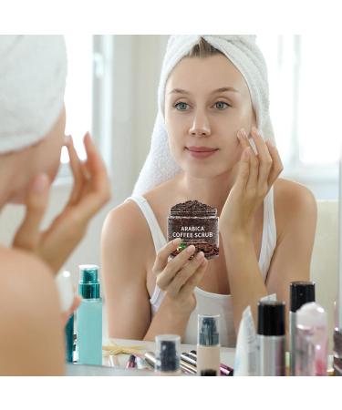 Coffee Body Scrub | Coffee Scrub Body Exfoliator | Moisturizing and Exfoliatings Body Face Hand Foot Scrub | Deep Cleansing Body Exfoliator for All Skin Types - Buy Online on GoSupps.com