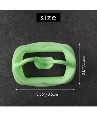 Silicone Soft Intraoral Lip Cheek Orthodontic Tooth Expander - 1pc Green | Buy Now for International Shipping - Buy Online on GoSupps.com