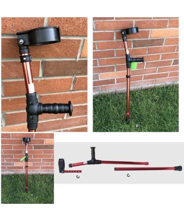 Armpit Crutches Foldable Aluminum Forearm Crutches for Adults and Teenagers Ergonomic Lightweight Adjustable Handles Comfortable Grips (Fuchsia) (Fuchsia) Warm as Ever - Buy Online on GoSupps.com