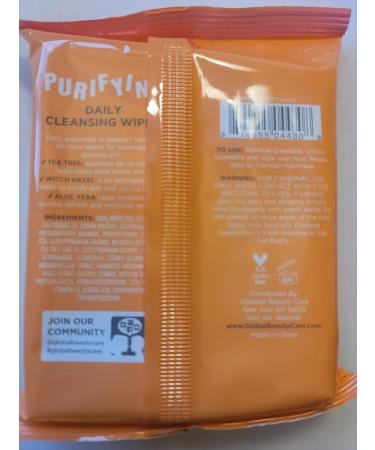 Purifying Daily Cleansing Wipes - Refresh Your Skin Anywhere International Shipping Available - Buy Online on GoSupps.com