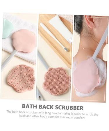 Hemoton Silicone Handle Bath Brush - Household Cleaning Scrubber for Bathroom - Shower and Body Brush - Buy Online on GoSupps.com