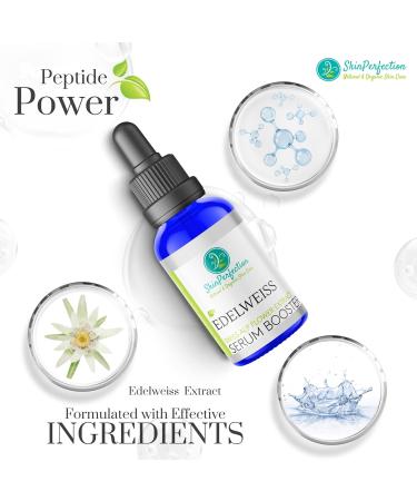 Skin Perfection Edelweiss Antioxidant Extract - Potent Anti-Aging Vitamin C for Hydration & Youthful Skin | Easy Add Dropper for DIY Skincare & Hair Lotion Supplies - Buy Online on GoSupps.com