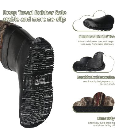 DRYCODE Kids 4mm Neoprene Chest Waders with Insulated Boots - Youth Waterproof Warm Waders for Duck Hunting & Fishing - Boys and Girls Sizes 6/7, Reed Grass Brown - Buy Online on GoSupps.com