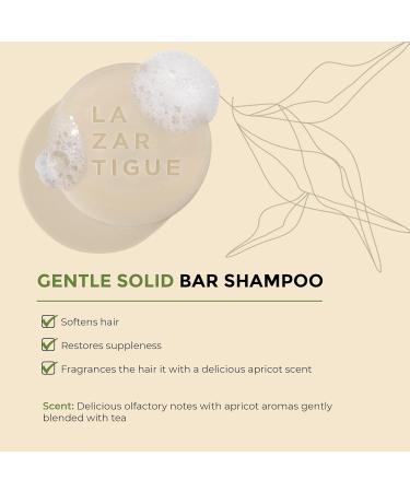 Lazartigue Nourishing Shampoo Bar | Vegan & Plastic-Free Hair Care | 93% Natural Hydrating & Nourishing for All Hair Types | Softens Hair & Restores Suppleness | 2.65 Oz - Buy Online on GoSupps.com