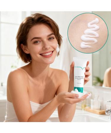 Facial Cleansing 137 g Moisturizing Face Wash Foam Cream for Men Morning Routine and Evening After Workout for Makeup for Travel and Weekly Care - Buy Online on GoSupps.com