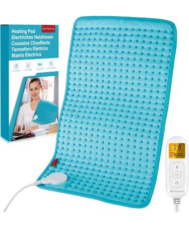 Comfytemp Electric Heating Cushion - 9 Temperature Levels Washable 31x61cm with Velcro 1-9H Auto Switch-Off Ideal for Back Shoulder and Leg Relief - International Shipping Available - Buy Online on GoSupps.com