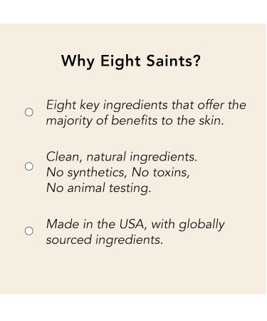 Eight Saints Date Night Skincare Prep Gift Set - All Natural & Organic | Eye Gel Hyaluronic Acid Mud Cleanser & More | Perfect Gift Set for Glowing Skin - Buy Online on GoSupps.com