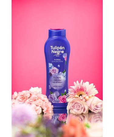 BRISEIS SA Black tulip floral bath gel moisturizing sleep 650 ml exotic and sustainable floral scent daily body care