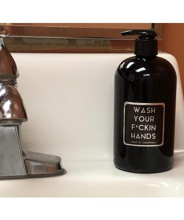 Wash Your Hands!!!!!! 500 ml - 16.9 fl oz - Hand Wash by RUDE DUDE CANDLE CO.
