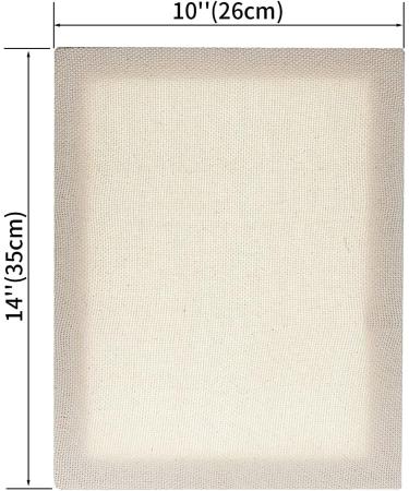 Wool Queen 10''x14'' Punch Needle/Rug Hooking Frame with Monk's Cloth (Set of 2) - Buy Online on GoSupps.com