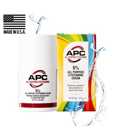 5% Cysteamine Cream - 50ml Spot Correction Cream for Melasma, Uneven Skin Tone, Discoloration, Hyperpigmentation, Age Spots - Made in USA - Buy Online on GoSupps.com