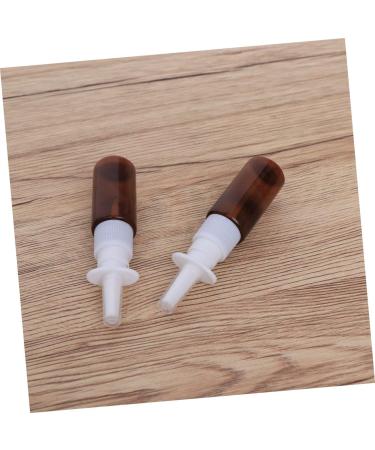 Minkissy 15pcs Travel Nasal Spray Bottles Set - Empty Amber Glass & Plastic Mini Spray Bottles for Detergent - Pump Bottles, Small Vials for Easy Travel - Buy Online on GoSupps.com