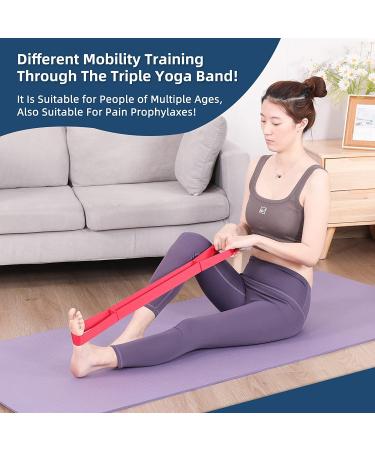 Buy Slope Stretching Band - 75cm YogaGurt for Pilates & Fascia Training | Sustainable 100% Cotton Dehnhilfe - Buy Online on GoSupps.com