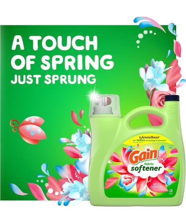 Gain Laundry Fabric Softener Liquid - Spring Daydream 164 Fl Oz | 190 Loads - Softens and Freshens Clothes - Buy Online on GoSupps.com