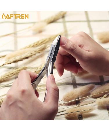 Professional Cuticle Nippers Precision Manicure Nail Clippers Stainless Steel Scissors Thick and Ingrown Nails Hospital Grade Podiatry Tool - Buy Online on GoSupps.com