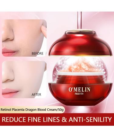 Retinol Placenta Royal Dragon Blood Cream - Anti-Aging Face Moisturizer with Dragon Blood Extract for Skin Firming & Repair - Buy Online on GoSupps.com