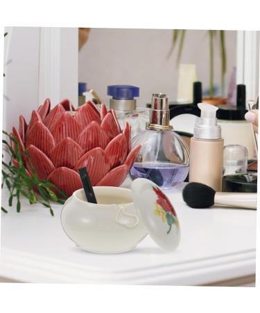 UTHCLO 1pc Porcelain Jar Lip Balm Jar Empty Lotion Jars Mini Cosmetic Container Ceramic Tea Canister Porcelain Tea Tin Powder Makeup Cosmetic Jar Ceramics Cosmetic Box Travel Red Vintage - Buy Online on GoSupps.com