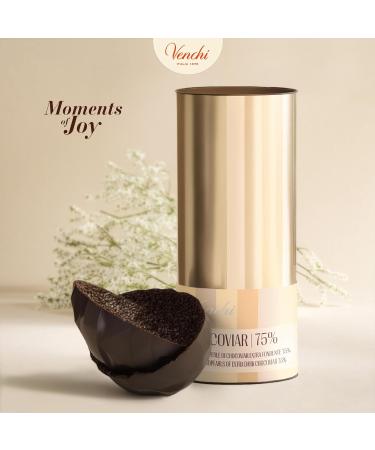 Venchi - uf au Chocolat Chocoviar 75% 350 Gr Go t Chocolat Extra Noir avec Microperles de Chocoviar Sans Gluten avec Surprise Collection de P ques Venchi Id e Cadeau - Buy Online on GoSupps.com