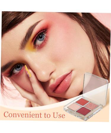  minkissy minkissy 6 Piece Empty Eyeshadow Palettes Transparent Square Makeup Tray for Lipstick Highlighters Organize Your Makeup with Style - Buy Online on GoSupps.com