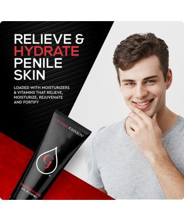 Penile Health Cream for Increased Sensitivity | Moisturizer for Men - Anti-Chafing Redness & Irritation Relief - 4 Oz - Buy Online on GoSupps.com