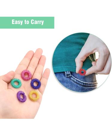 40 Acupressure Massage Rings for Finger Relief | Improve Blood Circulation & Joint Pain Relief | International Shipping - Buy Online on GoSupps.com