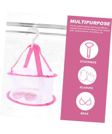 PRETYZOOM Mini Drying Rack & Egg Drying Net for Makeup Sponges | Travel-Friendly Mesh Basket in Pink - Buy Online on GoSupps.com