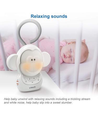 VTech Myla The Monkey Baby Sleep Soother - White Noise Sound Machine with Soft Ambient Sounds, Melodies, Night Light - 1 Count - Buy Online on GoSupps.com