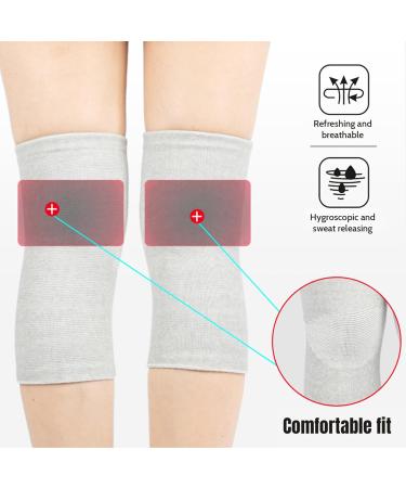 Women's Bamboo Charcoal Knee Support - Breathable Knee Brace & Sleeves for Pain Relief in Sports & Running - Buy Online on GoSupps.com