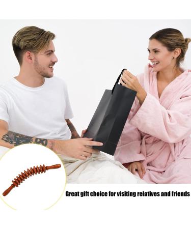 Alouweekuky Wood Massage Roller | Curved Fascia Rod for Muscle Relaxation & Anti-Cellulite - International Shipping Available - Buy Online on GoSupps.com