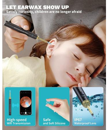 KAUGIC Ear Wax Removal Tool Camera - Premium 1080P HD Otoscope with 8 Pcs Ear Picker Set - Waterproof Earwax Remover for iPhone & Android - Ear Cleaner with Camera - Buy Online on GoSupps.com