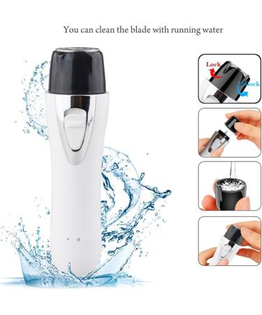 All-in-1 Rechargeable Hair Removal Trimmer for Women - Facial Body Ear Nose Eyebrows & Bikini Lines - Wet & Dry Use - Buy Online on GoSupps.com