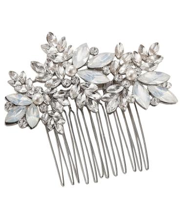 FRCOLOR Comb Bridal Headpieces Bridal Hair Decor Wedding Headdress Wedding Hair Accessories Bridal Hair Accessories Wedding Headpiece Bride European and American Decorate Alloy