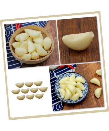 Zerodeko 10pcs Simulated Garlic Granules Yellow Easter Party Favor Imitation Garlic Props Miniature Garlic Kids Garlic Recognition Toy Decor Child Fake Vegetables Ornaments Pvc - Buy Online on GoSupps.com