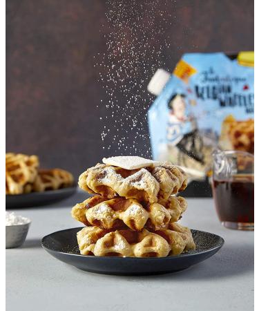 Le Fantastique Belgian Waffle Mix With Sugar Pearl. By FarinâUP  Non-GMO  just add milk & butter - 21.16 oz  Makes 16 Waffles - Buy Online on GoSupps.com