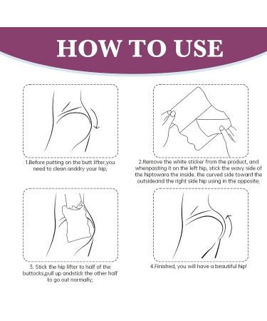 Enhance Your Curves: Aiseo Butt Lift Tape - 10 Shaping Patches for Instant Firmness & Lift - Buy Online on GoSupps.com