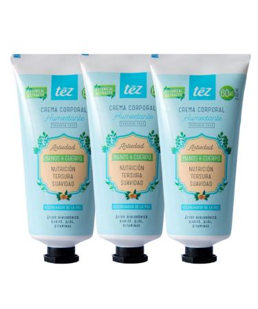 Tez Skin Care Moisturizing Body Cream Set- Scented Hand and body. 3 Pack 6.7 Oz