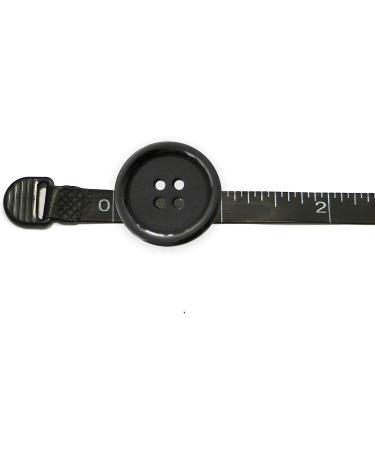 1 Inch 4-Hole Buttons 10 Pieces - Black - Sewing Crafts Replacement Button for Coats, Shirts, Pants, Shorts, Cardigans, Blazers, Skirts - Buy Online on GoSupps.com