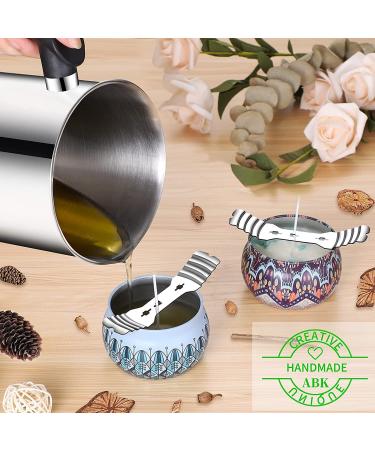 20pcs Upgraded Stainless Steel Candle Wick Holders for Candle Making - Buy Online on GoSupps.com