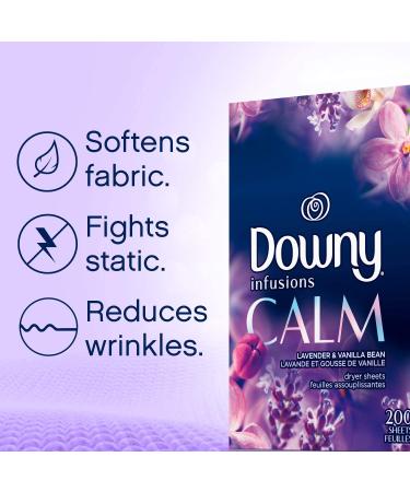 Downy Infusions Calm Lavender & Vanilla Bean Dryer Sheets 200 ct + Scent Booster Beads 26.5 oz - Buy Online on GoSupps.com