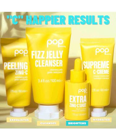 POPBEAUTY Extra Zing-C Shot - Powerful Vitamin C Serum for Radiant Skin | International Shipping Available - Buy Online on GoSupps.com