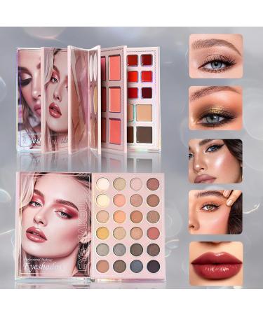Palettes de maquillage livre pour femmes | Coffret De Maquillage Pour Les Femmes - Highlighter longue tenue - Pour tudiants D butants Professionnels Artistes Mari es Amateurs de Beaut F tes  - Buy Online on GoSupps.com