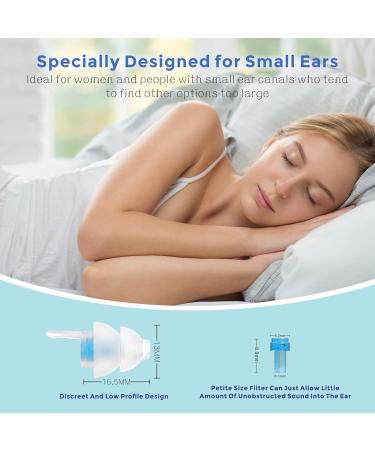 Hearprotek Sleeping Ear Plugs - 2 Pairs (32db & 30db) Ultra Soft Noise Reduction Earplugs for Side Sleepers, Snoring, Construction - Blue - Buy Online on GoSupps.com