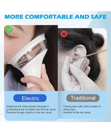 Electric Ear Wax Removal Kit - Safe & Effective Cleaner with 4 Pressure Settings, 2 Sinks, 3 Tips - USB Rechargeable - for Adults & Kids - Buy Online on GoSupps.com