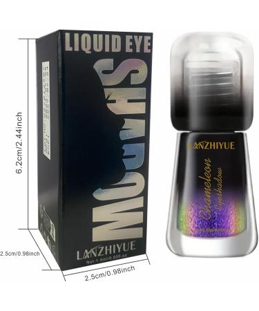 Multi-Tone Liquid Eyeshadow - Chameleon Shimmering Eyeshadow High Pigmentation Liquid Eyeshadow | Metallic Colors Glitter Liquid Eyeshadow Eyeshadow Liquid Eyeshadow Eyeshadow Liquid Eyeshadow - Buy Online on GoSupps.com