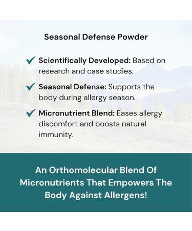 Revitalize Wellness Organic Seasonal Defense Powder Formerly Allergy Defense | Bromelain, Vitamin B3, Vitamin C, Quercetin, and NAC | No Sugar Added | Fruit Punch Flavor | 30 Servings - Buy Online on GoSupps.com
