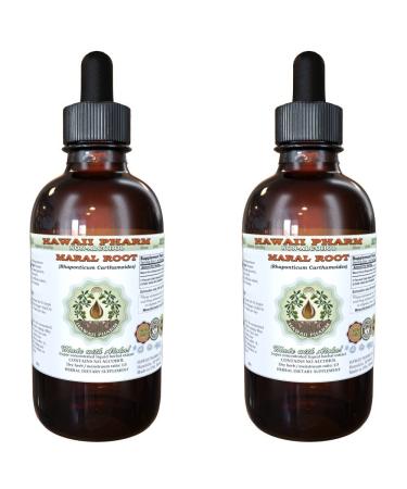 Hawaii Pharm Maral Alcohol-Free Liquid Extract Maral (Rhaponticum Carthamoides) Dried Root Glycerite Natural Herbal Supplement USA 2x4 oz 4 Fl Oz (Pack of 2)