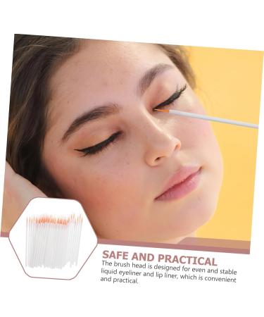 MUSISALY 100pcs Disposable Eyeliner Brush Eyeliner Blending Brush Make up Kit Cosmetic Eye Brush Nylon White - Buy Online on GoSupps.com
