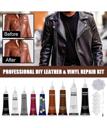 Advanced Leather Repair Gel & Kit for Car Seats - Vinyl Repair Solution in Chocolate Brown - Buy Online on GoSupps.com